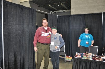 Hawke Robinson with Walter Koenig